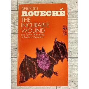 The Incurable Wound by Berton‎ Roueche 1966 Berkley Red Edge Vtg Paperback